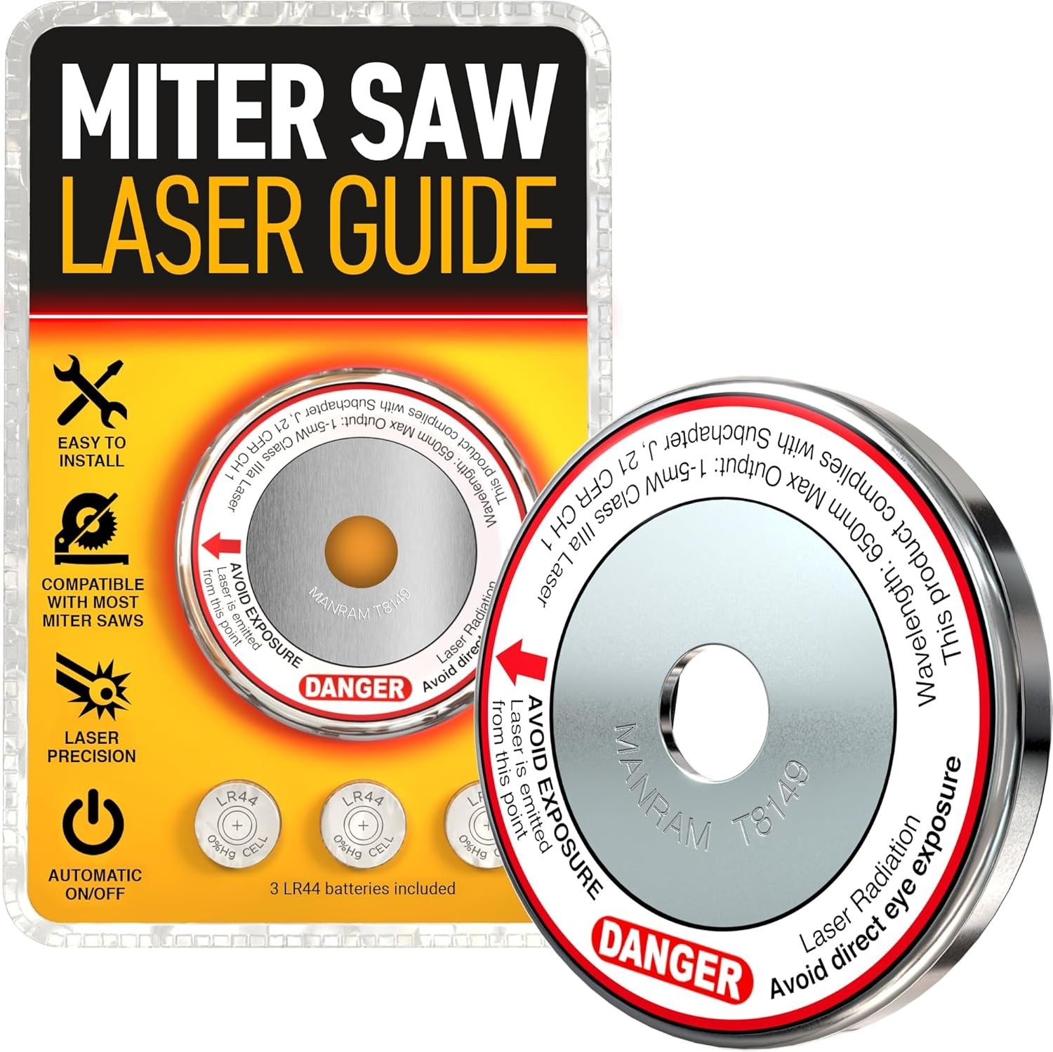 Miter Saw Laser Guide for Precise Cuts – Portable & Miter Saws Accessory