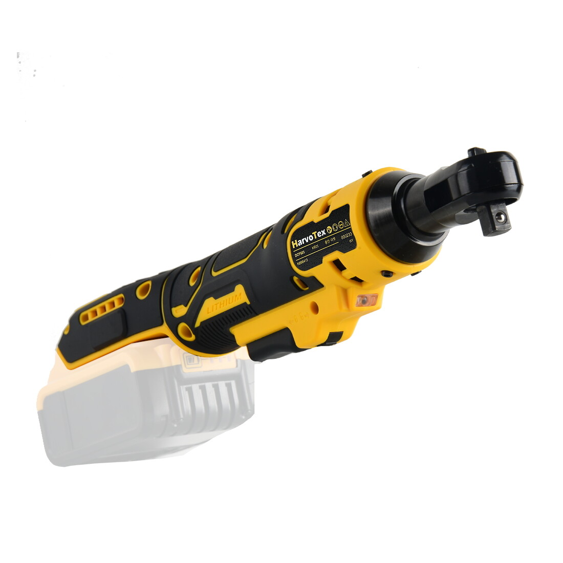 Cordless Ratchet Wrench Compatible DEWALT 20V MAX Battery 3/8&Prime; & 1/4&Prime; 65 Ft-lbs