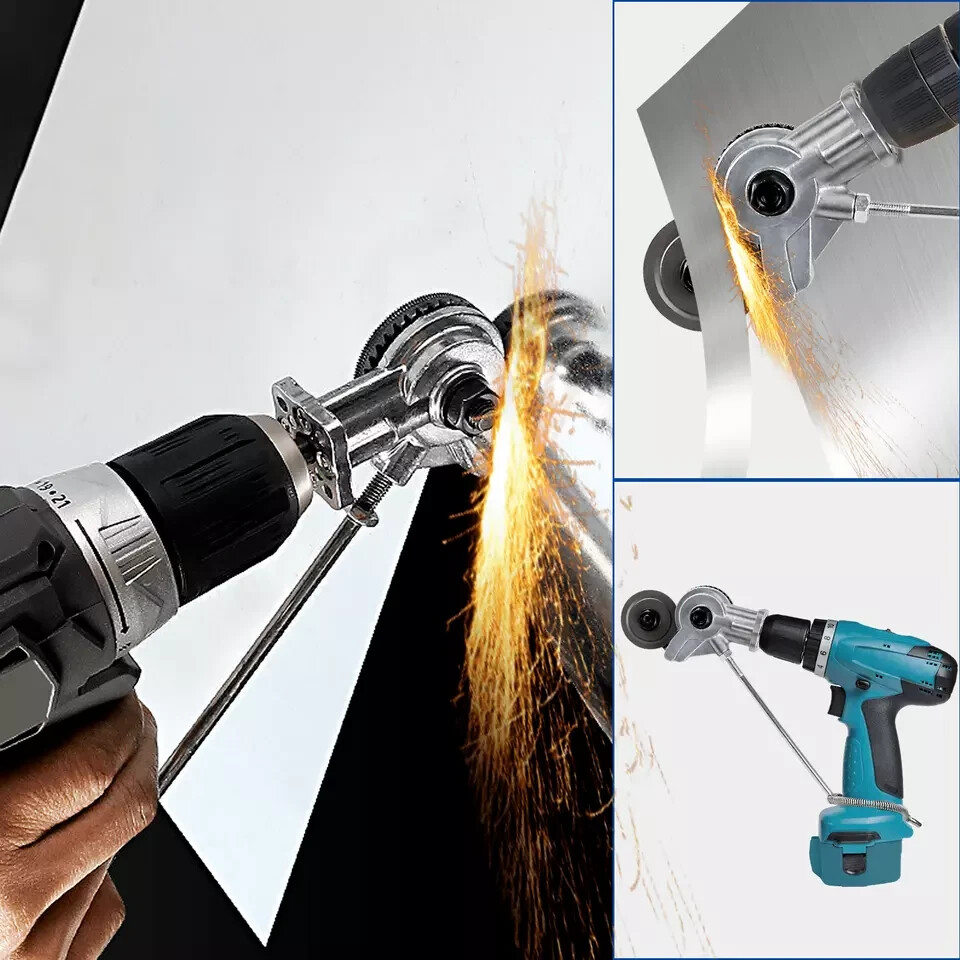 NEW Electric Drill Shears Plate Cutter Metal Sheet Cutter Attachment Nibbler Saw