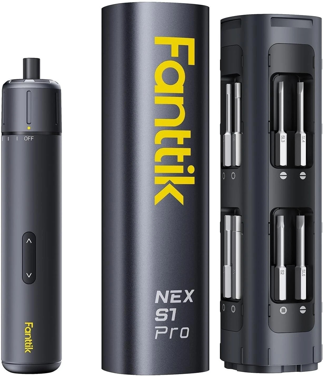 S1 Pro Electric Screwdriver, Power Screwdriver with16 S2 Steel Bits, 3 Torque…