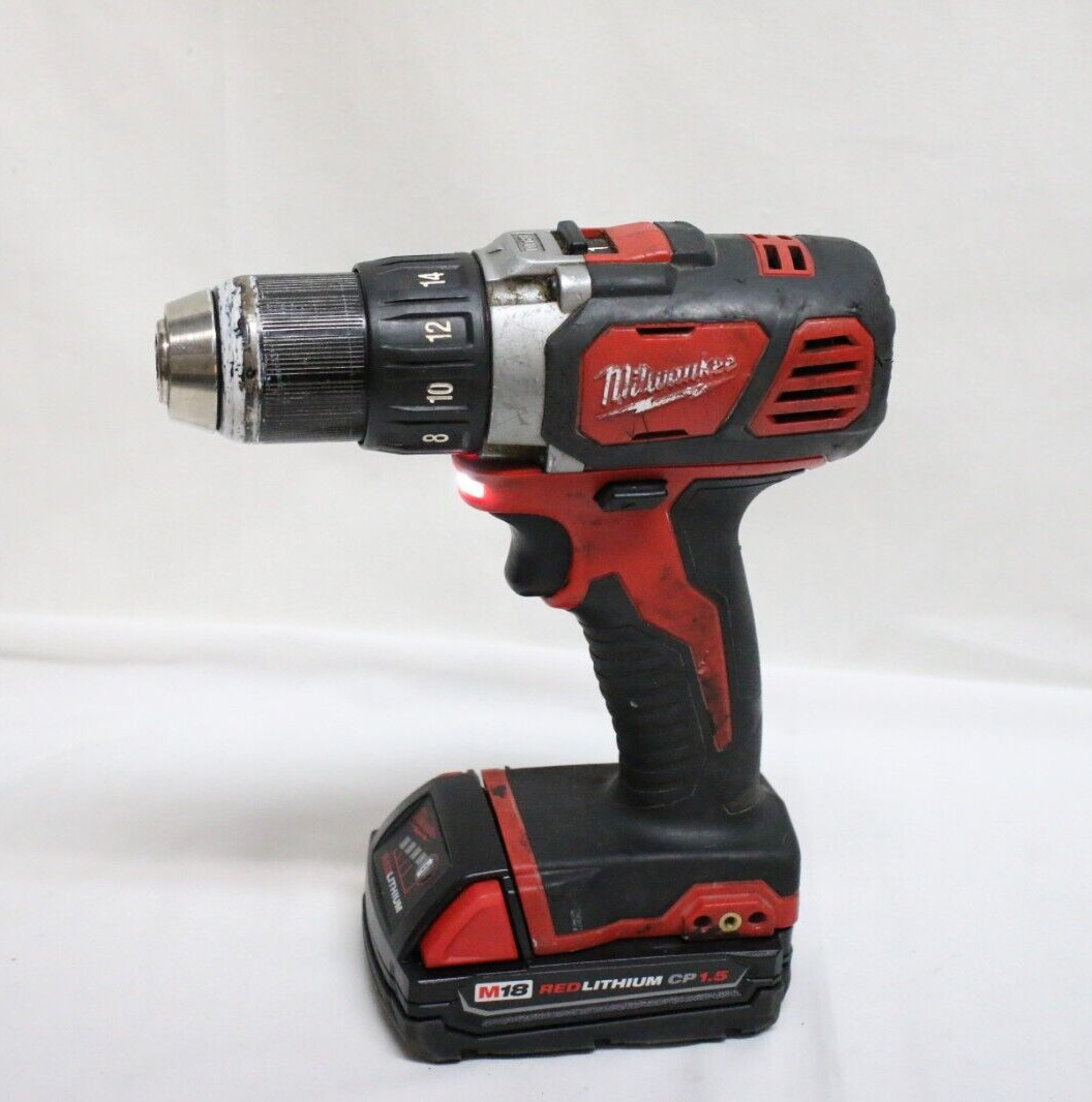 Milwaukee M18 Compact 1/2&Prime; Drill Driver 2606-20 with 1.5Ah Battery