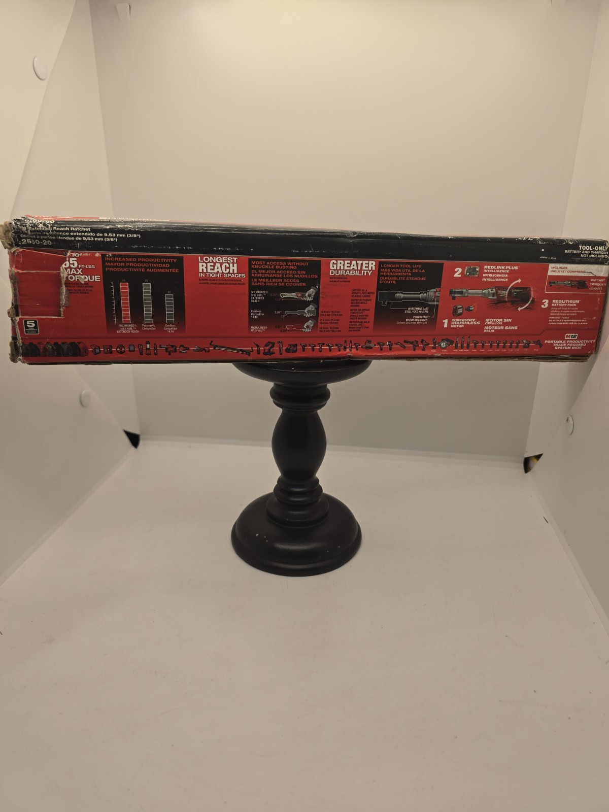 Milwaukee 2560-20 M12 3/8 Exten Reach Ratchet*FREE SHIPPING*BRAND NEW*TOOL ONLY*