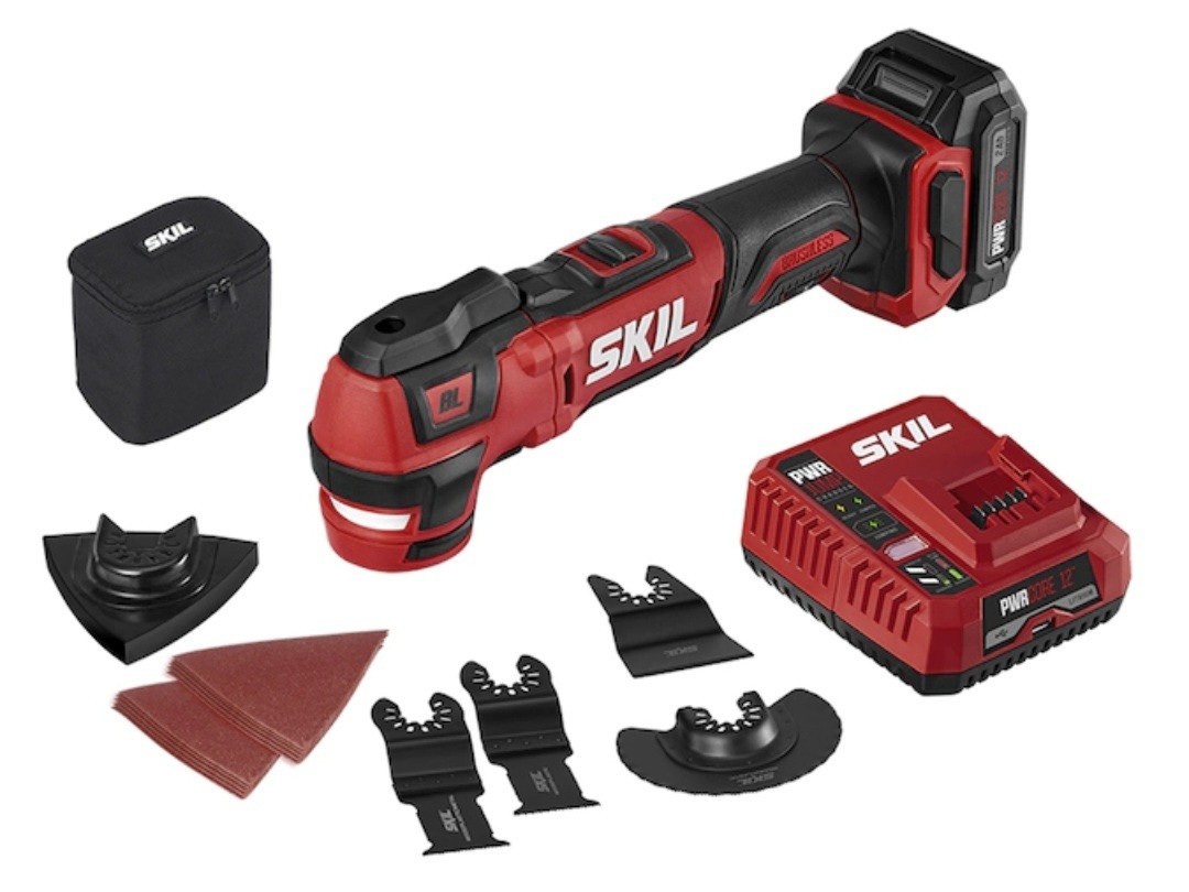 SKIL PWRCORE 12V 32-piece Brushless Multi Tool OS592702 With Battery & Charger