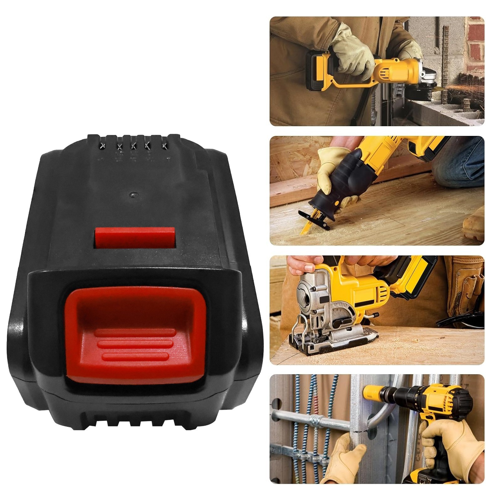 2Pack 20V For DeWalt 20 Volt Max XR 5.0AH Lithium Ion Battery DCB205 DCB206 New