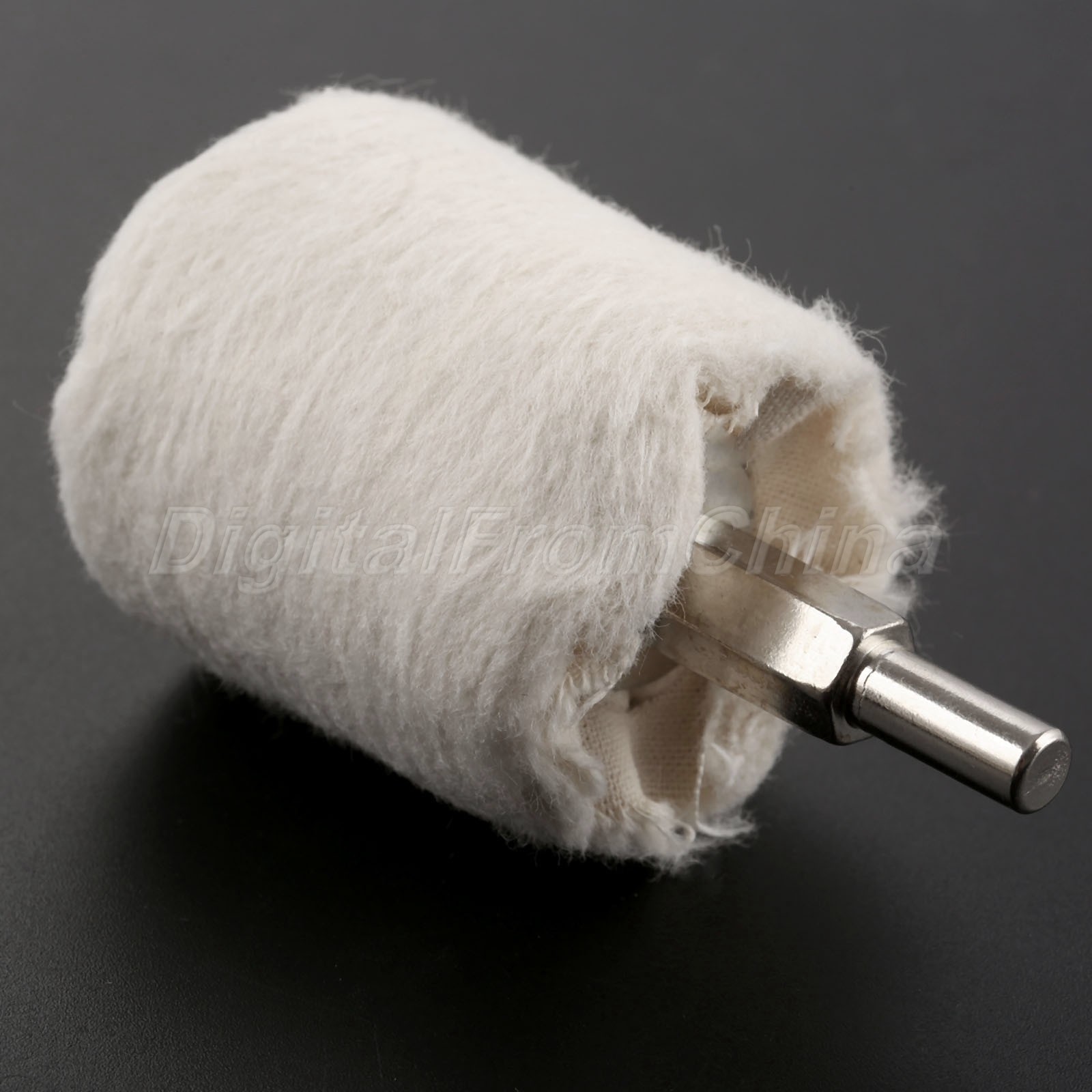 Small Cotton Cylindrical Polishing Cleaning Wheels Pad Brush Grinder Rotary Tool