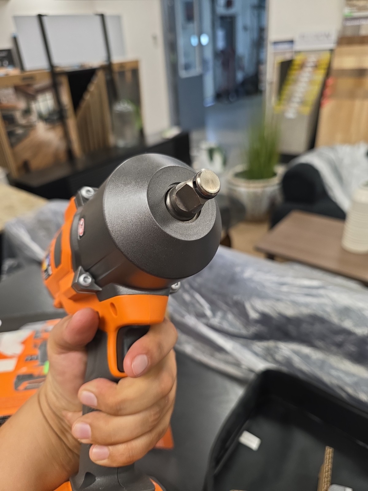 RIDGID 18V Brushless 4-Mode 1/2 in. High-Torque Impact Wrench Kit Two (2) 4.0
