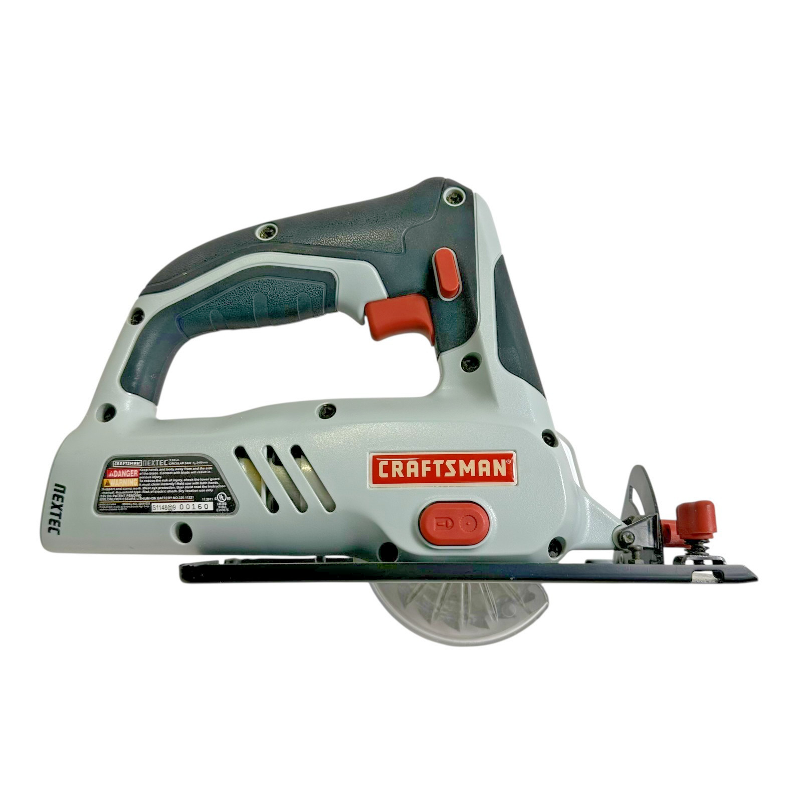 Craftsman NEXTEC 12 Volt 3-3/8 Cordless Circular Saw w/ Case & Extra Blades