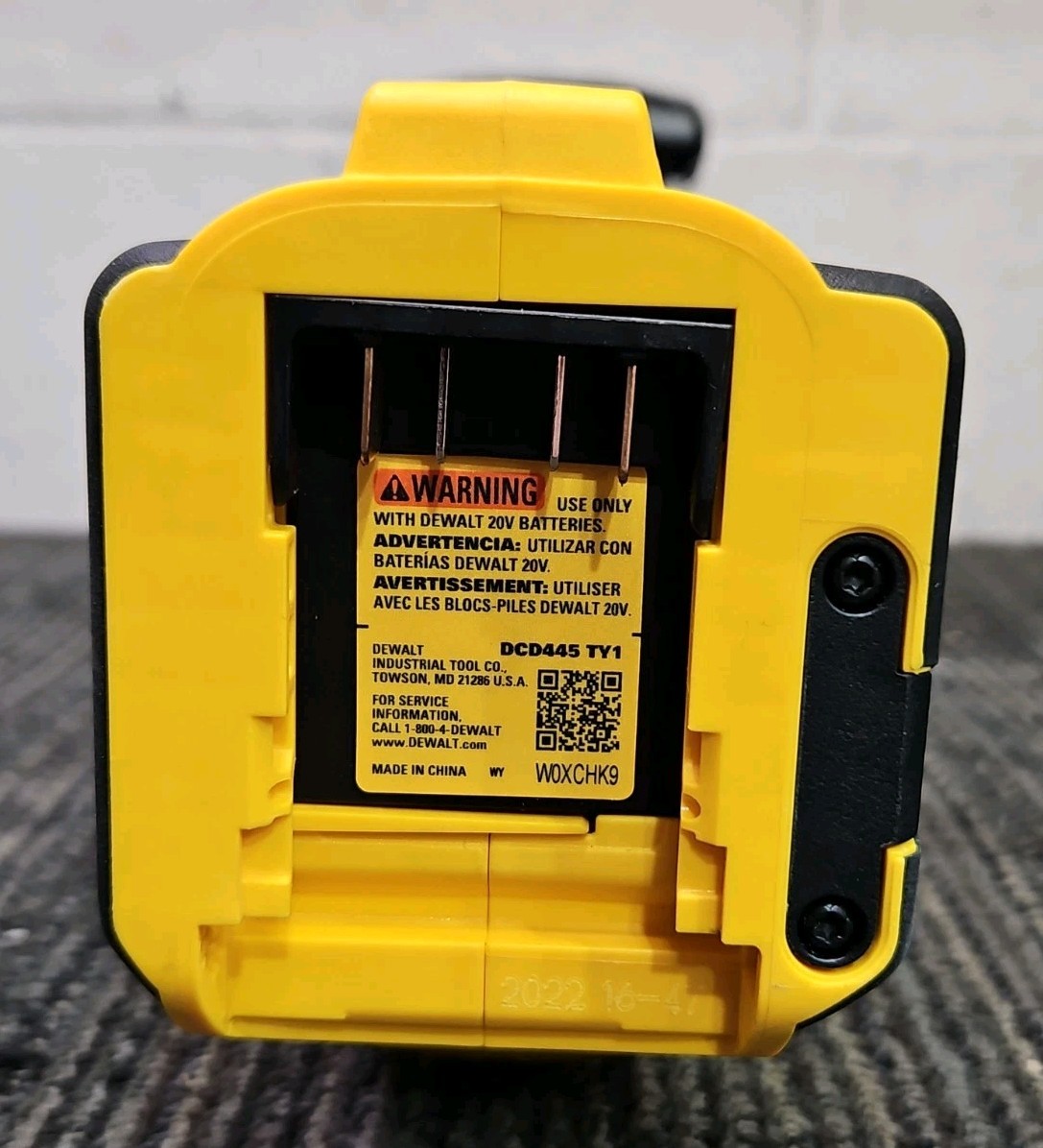 DeWalt DCD445B 7/16&Prime; Quick Change S&J Drill with E-Clutch System – TOOL ONLY