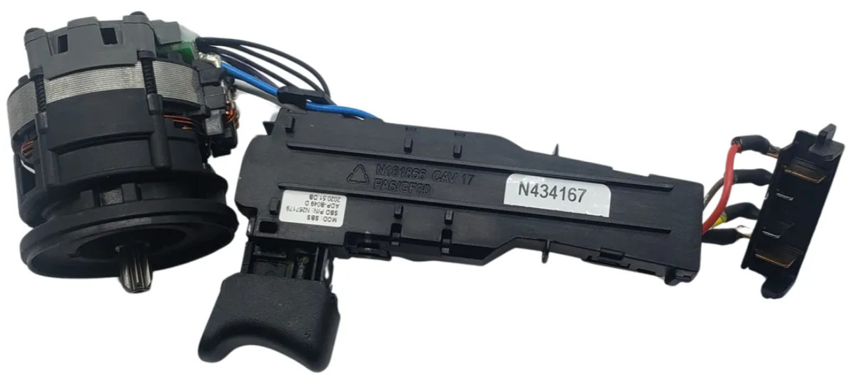 DEWALT N434166 OEM IMPACT SA DRIVER MOTOR & SBS MODULE SWITCH ASSEMBLY *S46