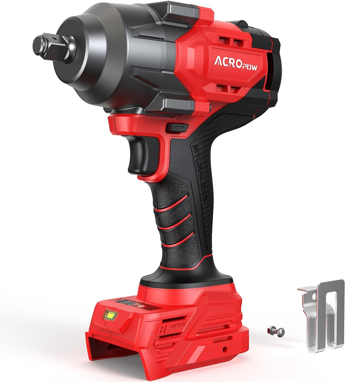 Cordless Impact Wrench for Milwaukee 18V Battery Bare Tool Only | 1/2 Inch Brush