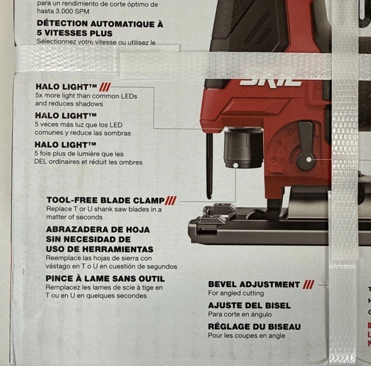SKIL PWR CORE 12 12V Brushless Variable Speed Keyless Cordless Jigsaw -Tool Only