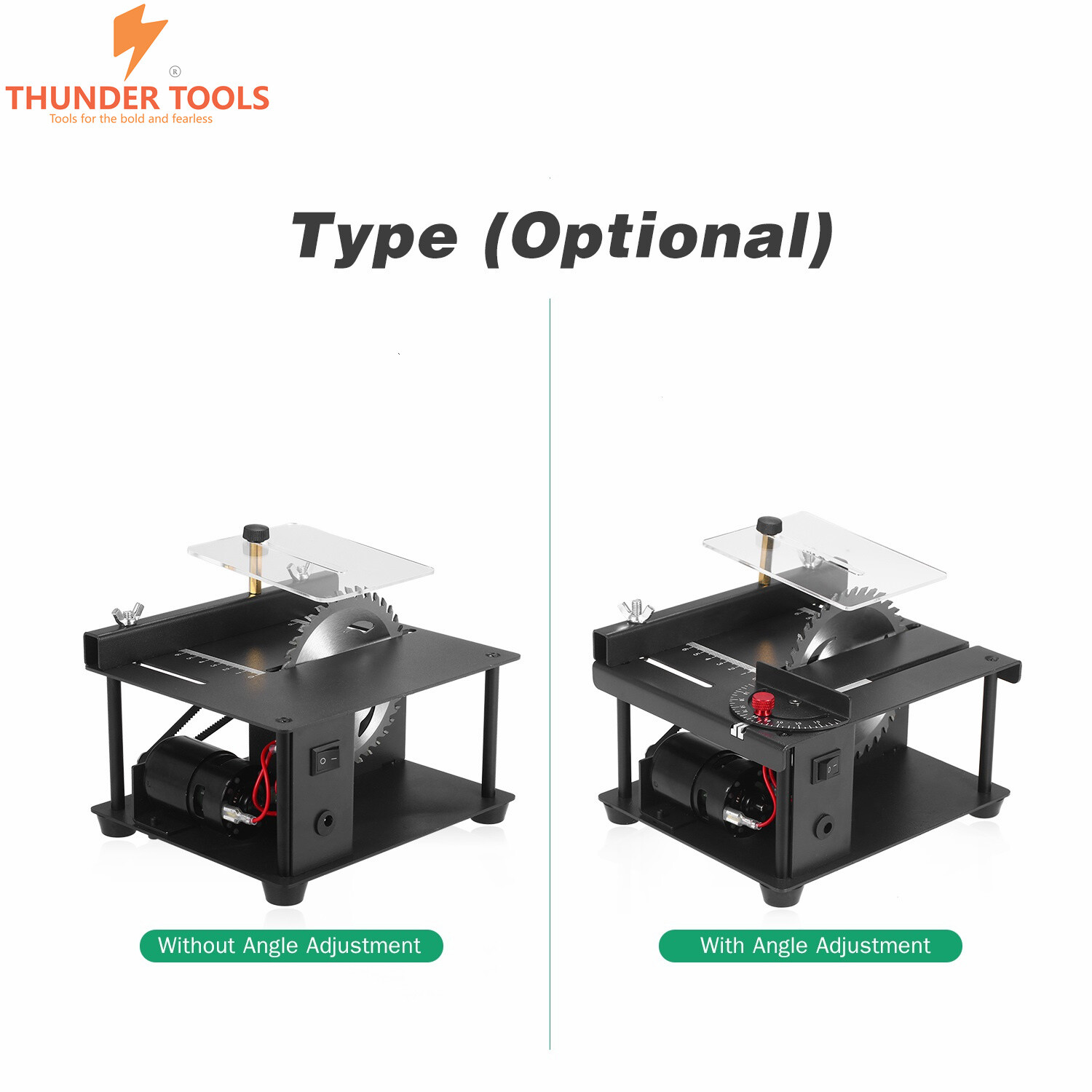 Thunder Tools 200W 240V Mini Multi-Functional Desktop Saw Cutter 7-Level Speed