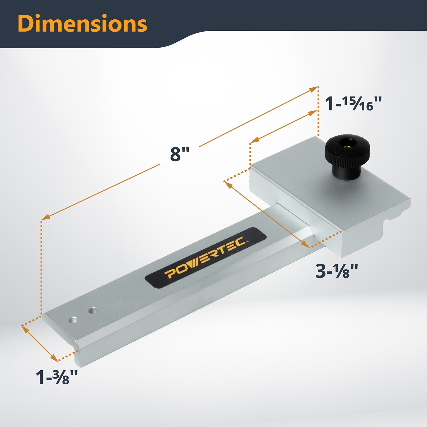 Track Saw Guide Rail Square 90° Right Angle, 1 PK (71962)