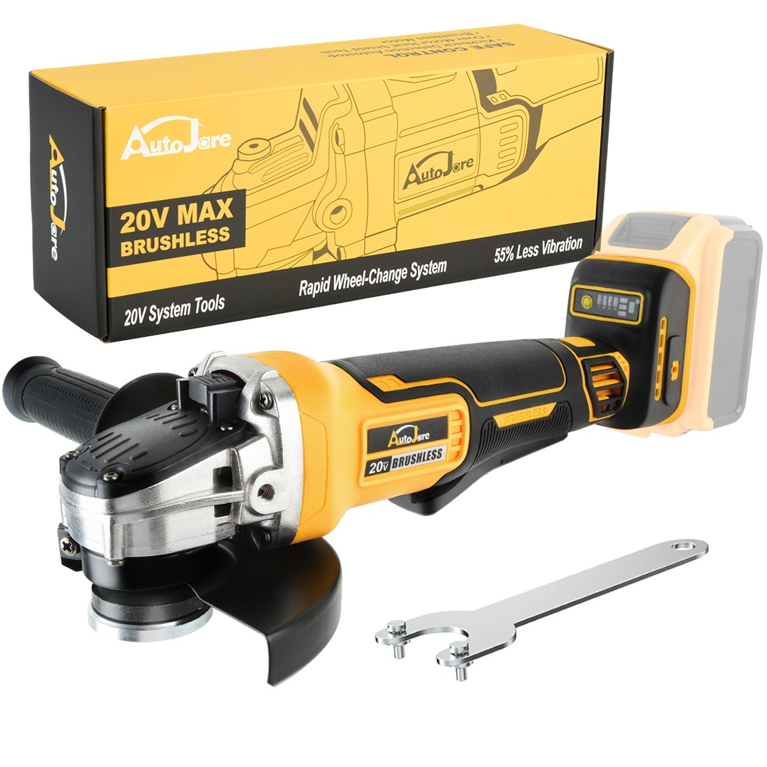 Cordless Angle Grinder for Dewalt 20V Max Battery Metal Grinder Disc Cutting XR