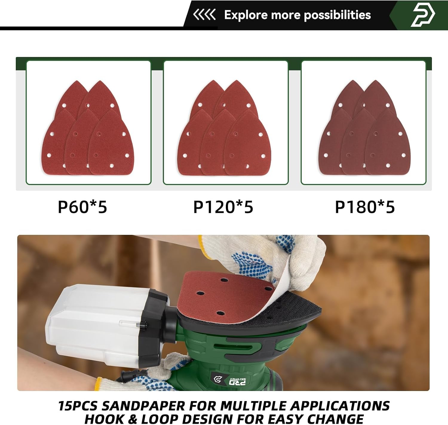Prostormer 13000RPM Electric Mouse Sander