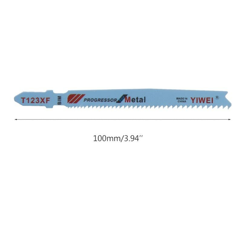 5PCS T-shank Assorted Jig Saw Blades Set Wood Plastic Metal Cutting Jigsaw Blade