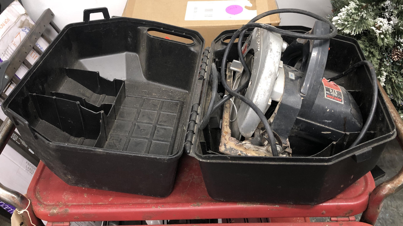 Skilsaw 574 Circular Saw w Hard Case USA MADE corded skil saw 7 1/4&Prime; 1 3/4hp 10A