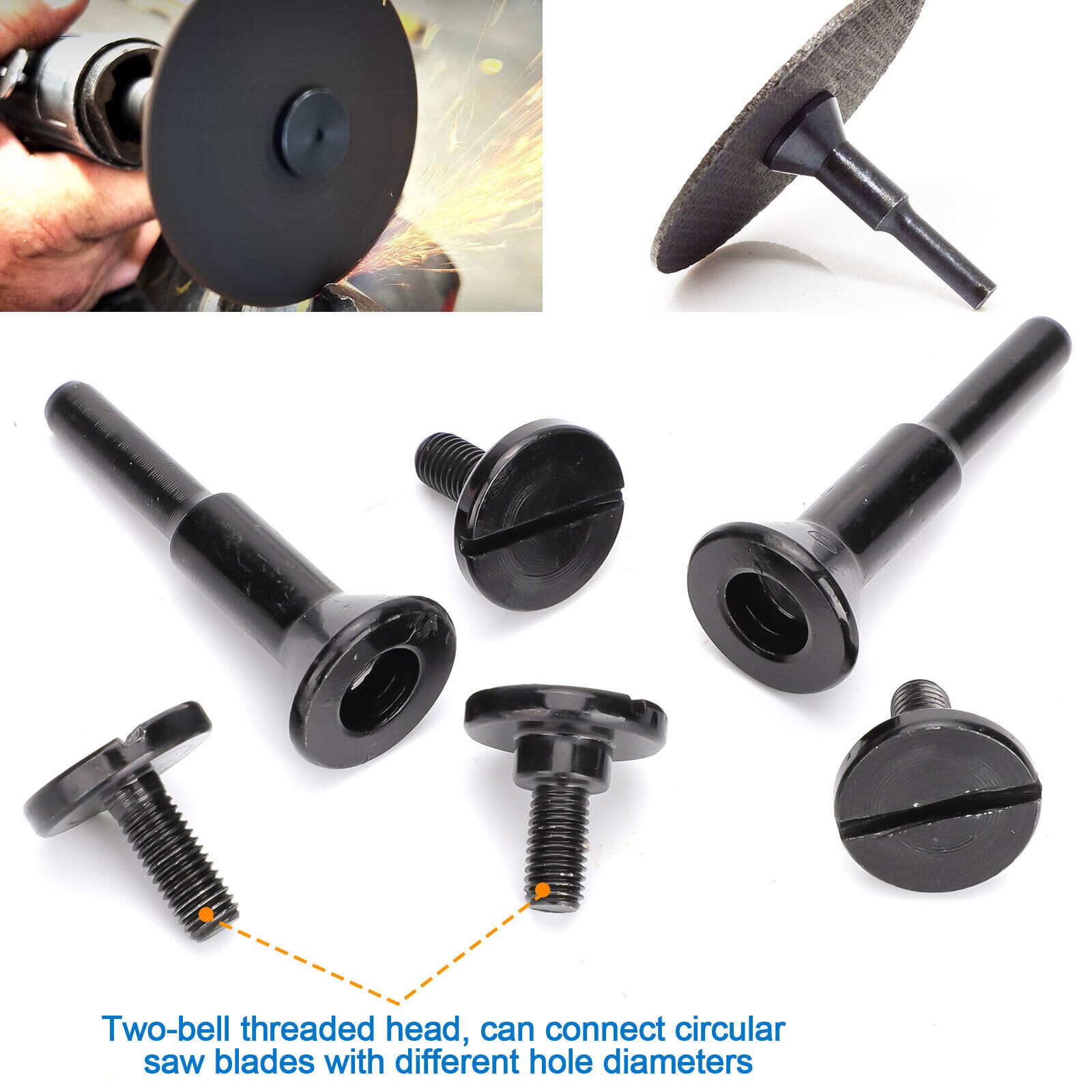 Mounting Mandrel Arbor Hole 1/4 » Shank F Metal Cut Off Wheel Disc 2 Sets