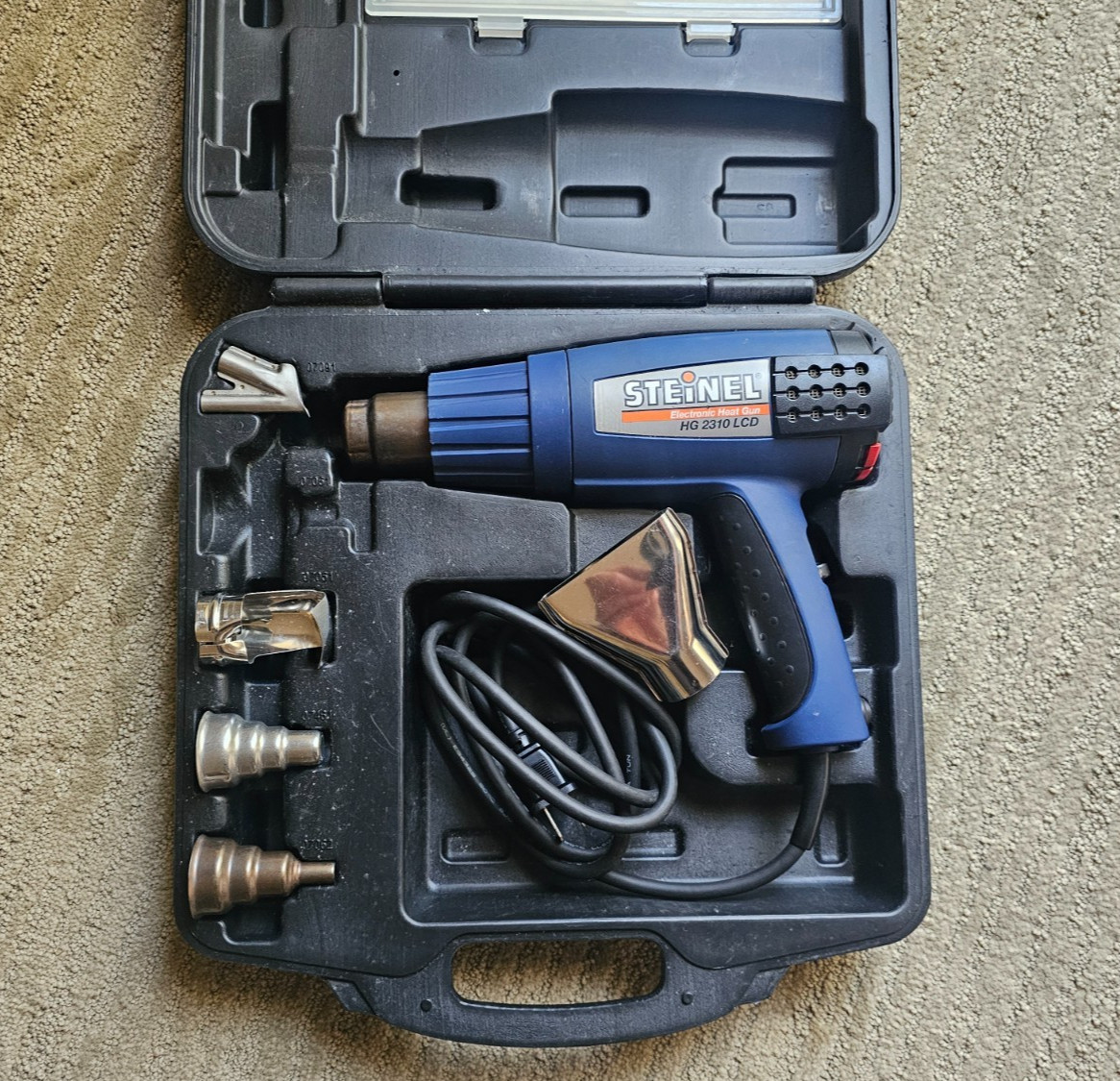 Steinel HG 2310 LCD Type 3483 Programmable 1600W Heat Gun with Case