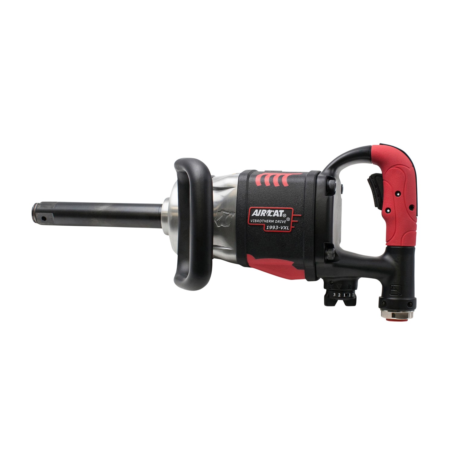 AIRCAT 1993-VXL 1&Prime; Vibrotherm Impact Wrench, 2,300 ft-lbs, 7&Prime; Extended Anvil