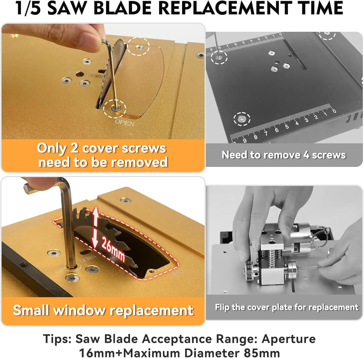 Mini Table Saw for Crafts & Hobbyists [Dual 795 Motors & Switches] 200W/12,000Rp