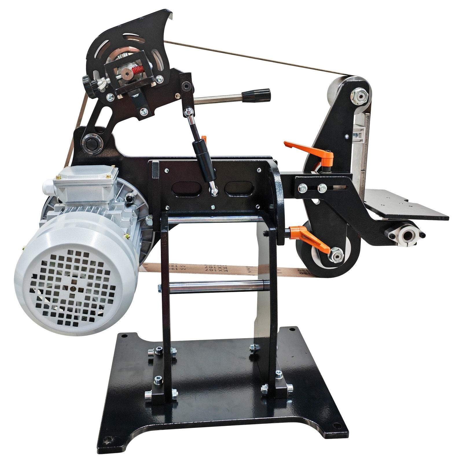 220V Belt Sander Grinder 71&Prime;x2&Prime; Arc/Flat/Concave Sander Can Be Flipped Multi-fun
