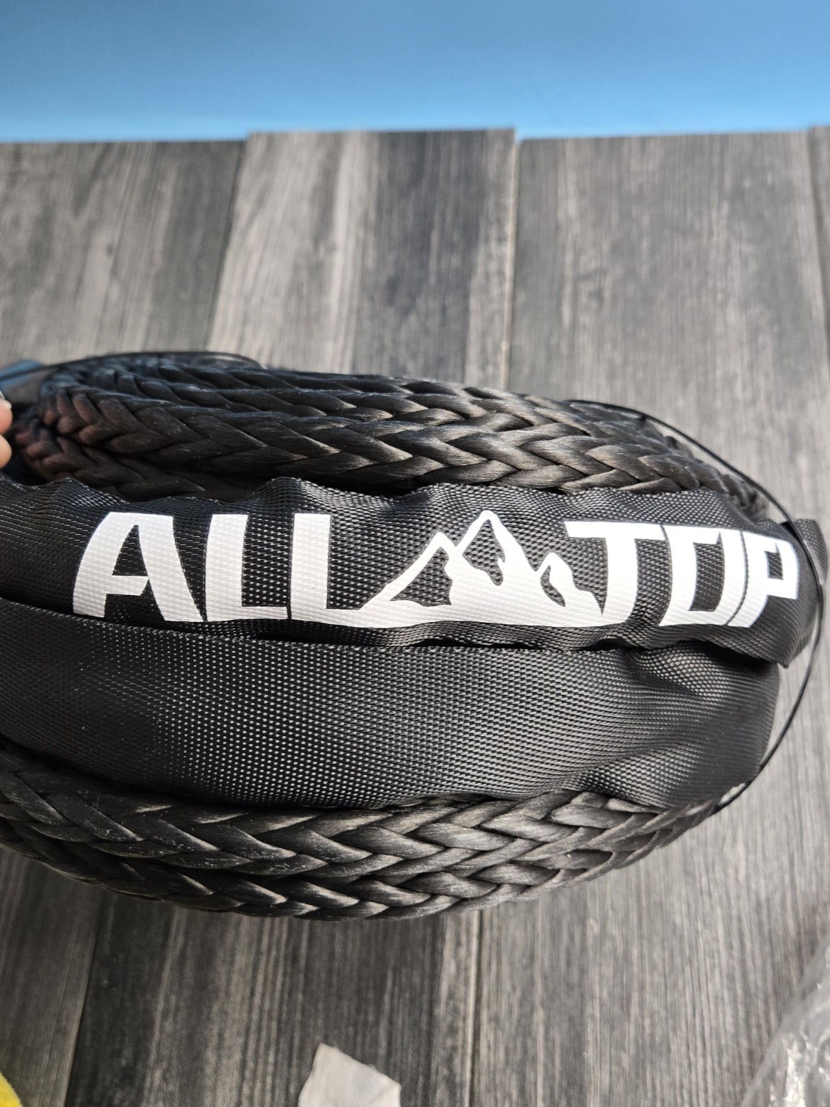 1/2in x 92ft, 31500Lbs BSR, for 12000Lbs winch Gray, Rope for SUV & Truck