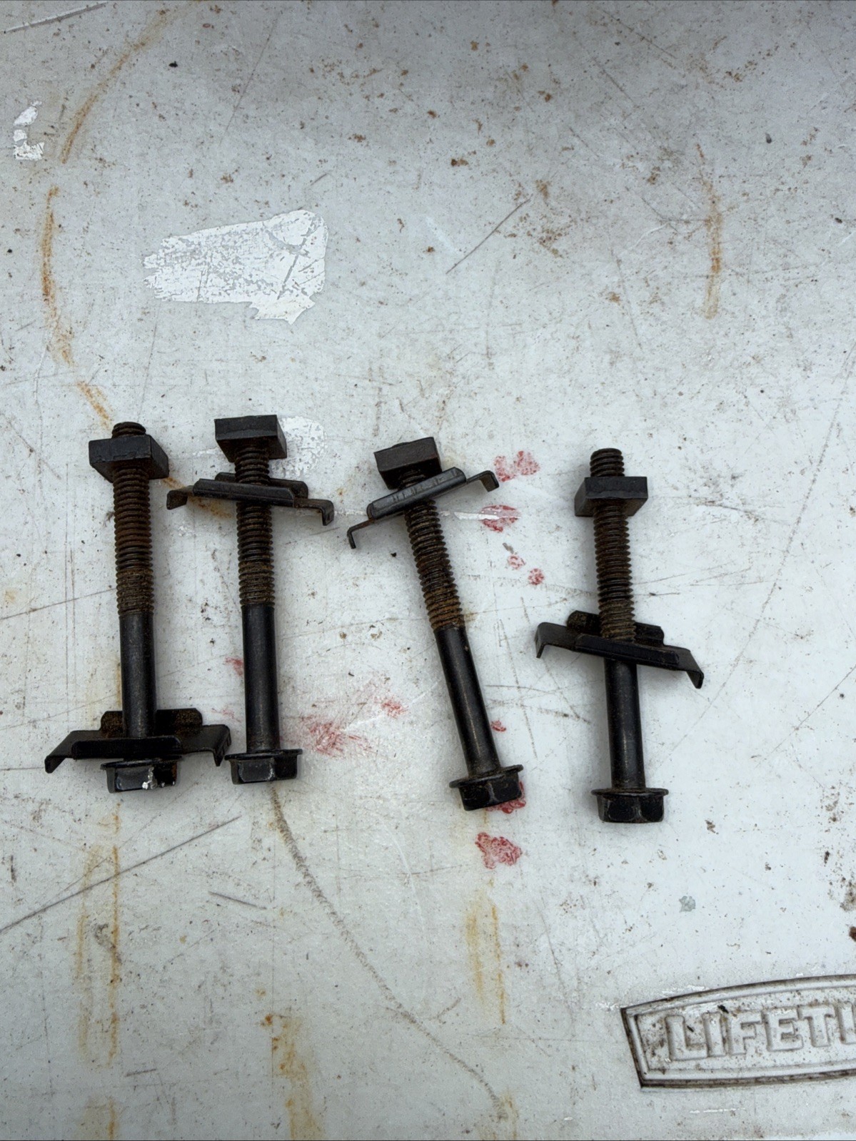Craftsman 103 20002 Table Saw Stand Base Mounting Rail Bracket Brace T Bolts