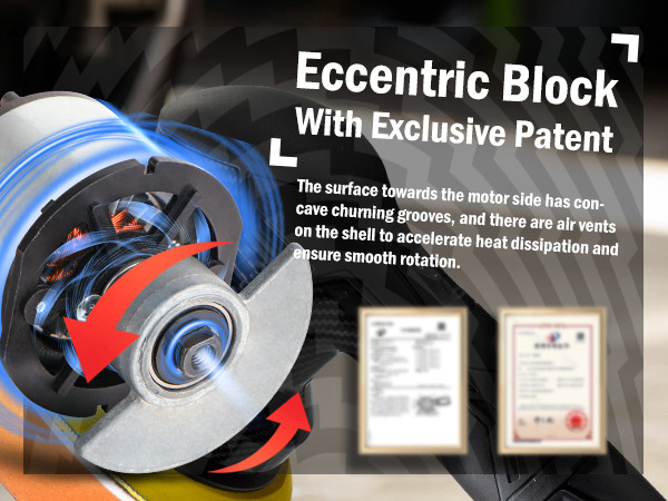 BATOCA S3 Cordless Car Polisher Random Orbital Buffer Polishing Machine 6&Prime; Pad