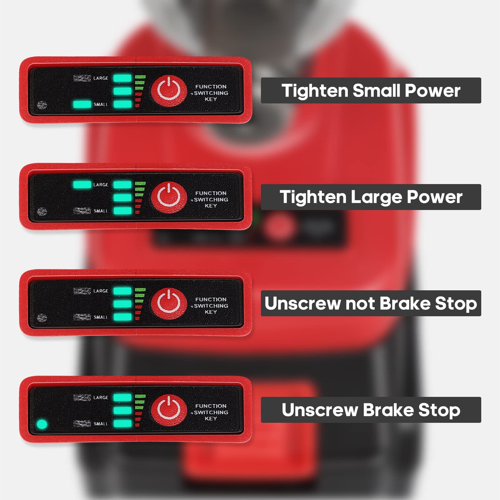 FAHKNS Cordless Impact Wrench 1/2 Inch Brushless High Torque Wrenches 210 ft-…