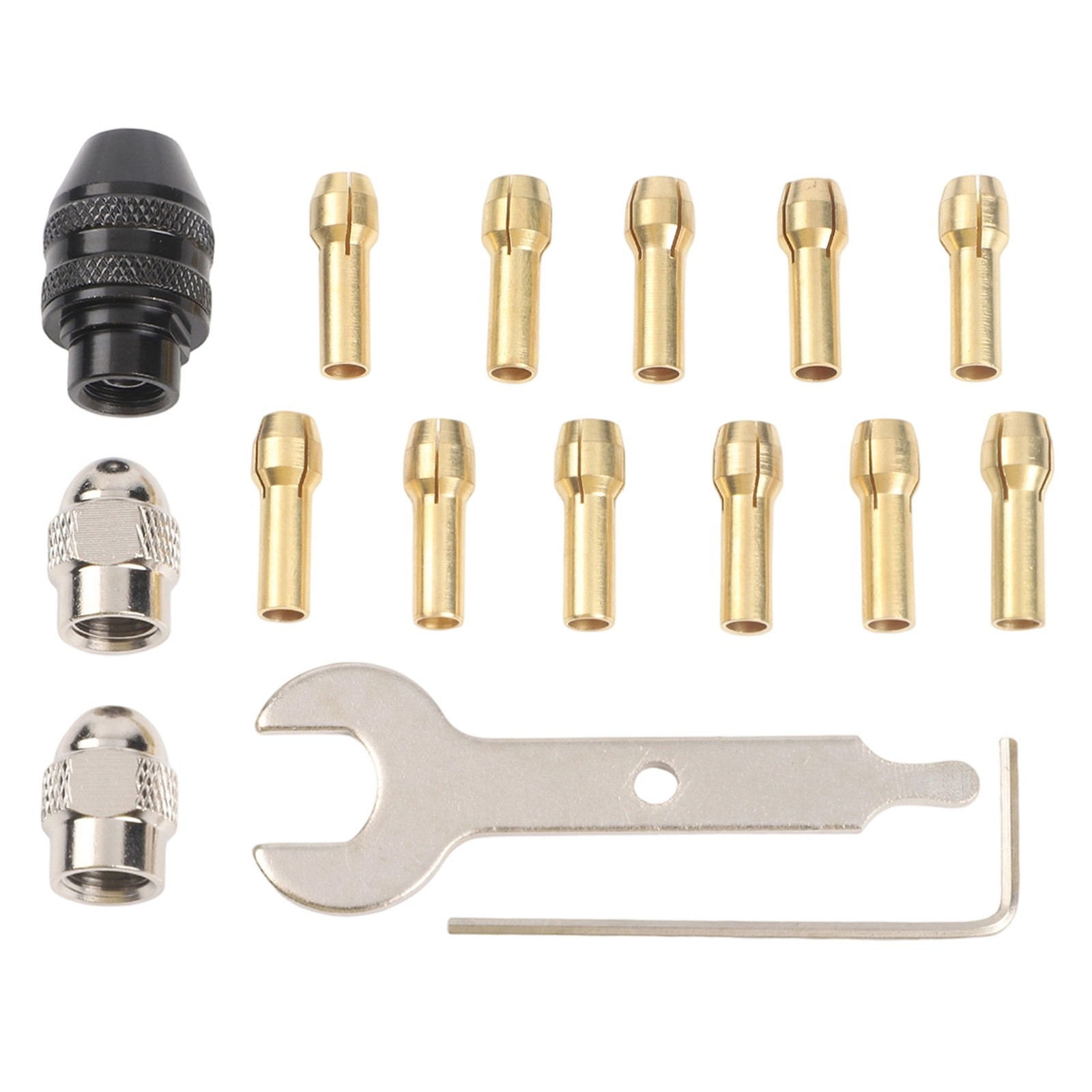 16pcs Drill Chuck Collet Set 0532mm for Electric Drill and For Rotary Tool Use