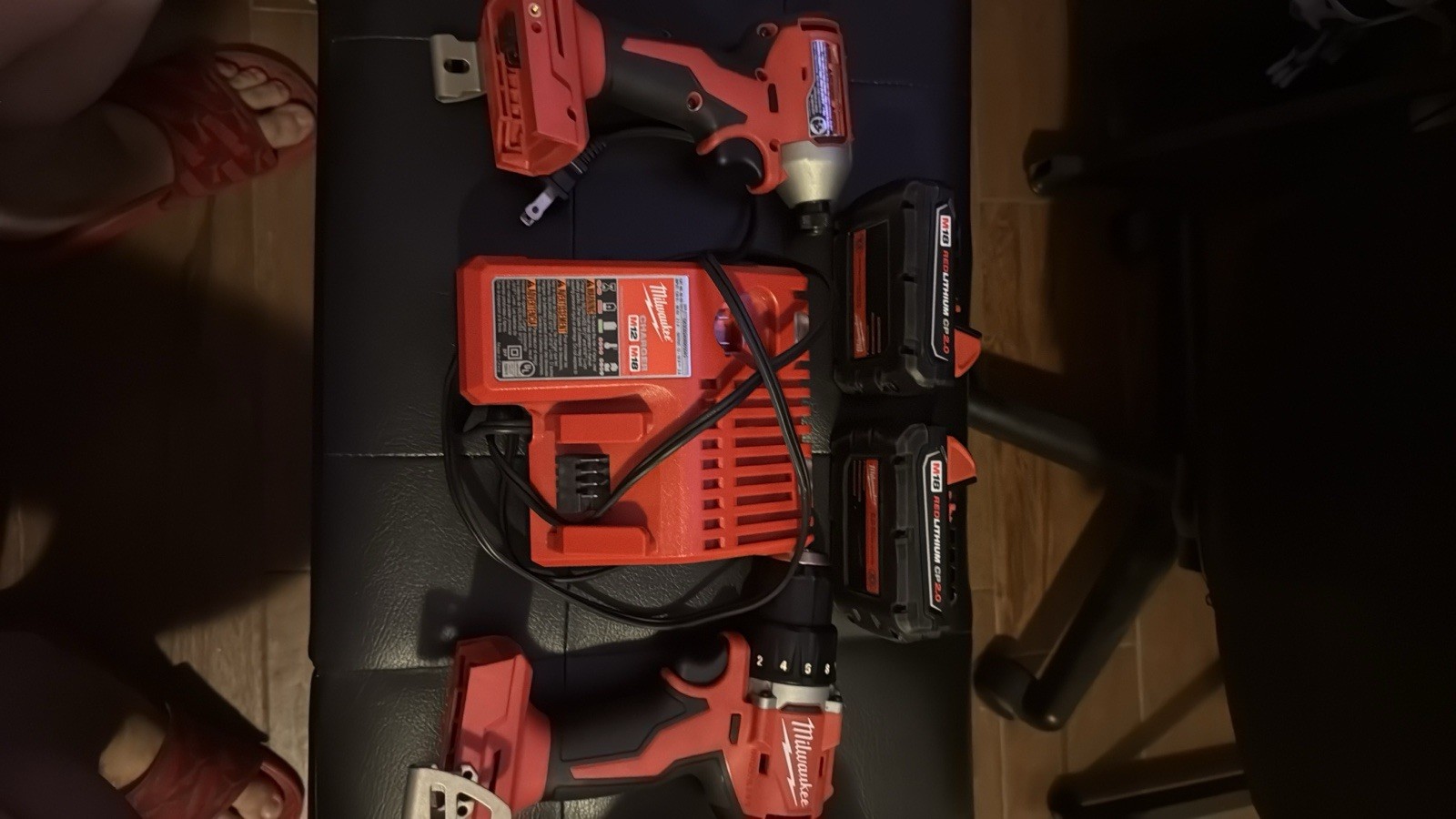 Milwaukee Cordless Compact Drill and Impact Driver Power Tool Set – 2691-22