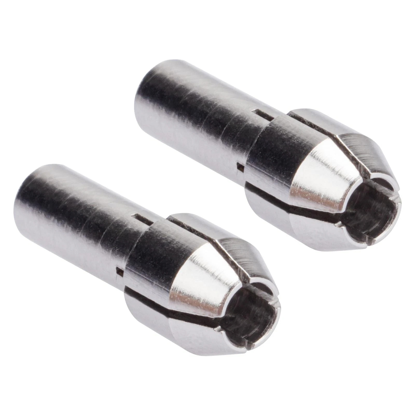 42-77-0400 2460-20 1/8 In Rotary Tool Collet Fit for Dremel Silver Color (2Pcs)
