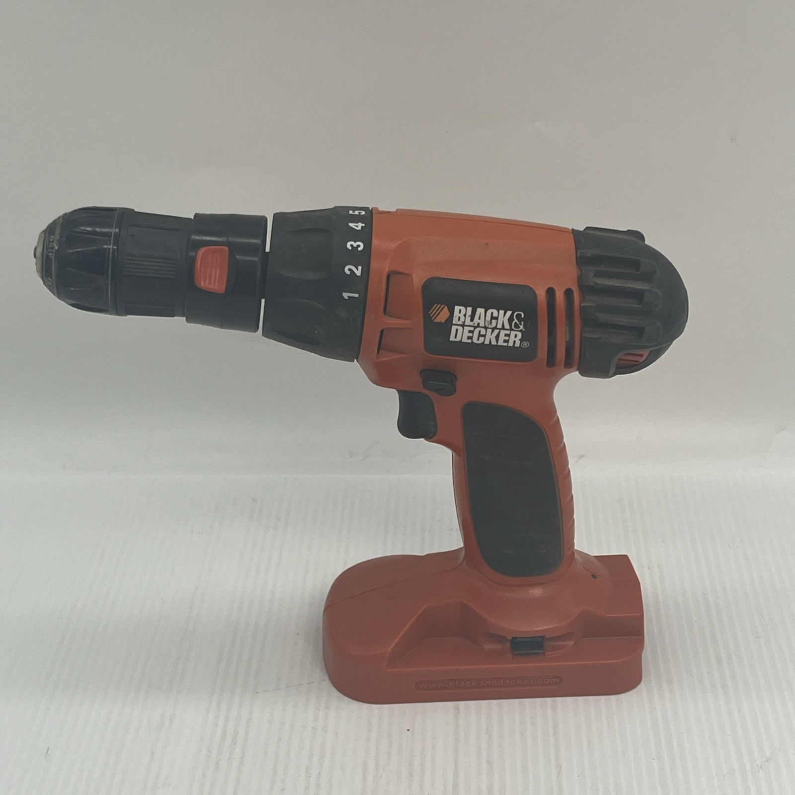 Black & Decker Cordless Drill Driver TOOL ONLY CD18SR Type 4 18V 3/8” Works {43}