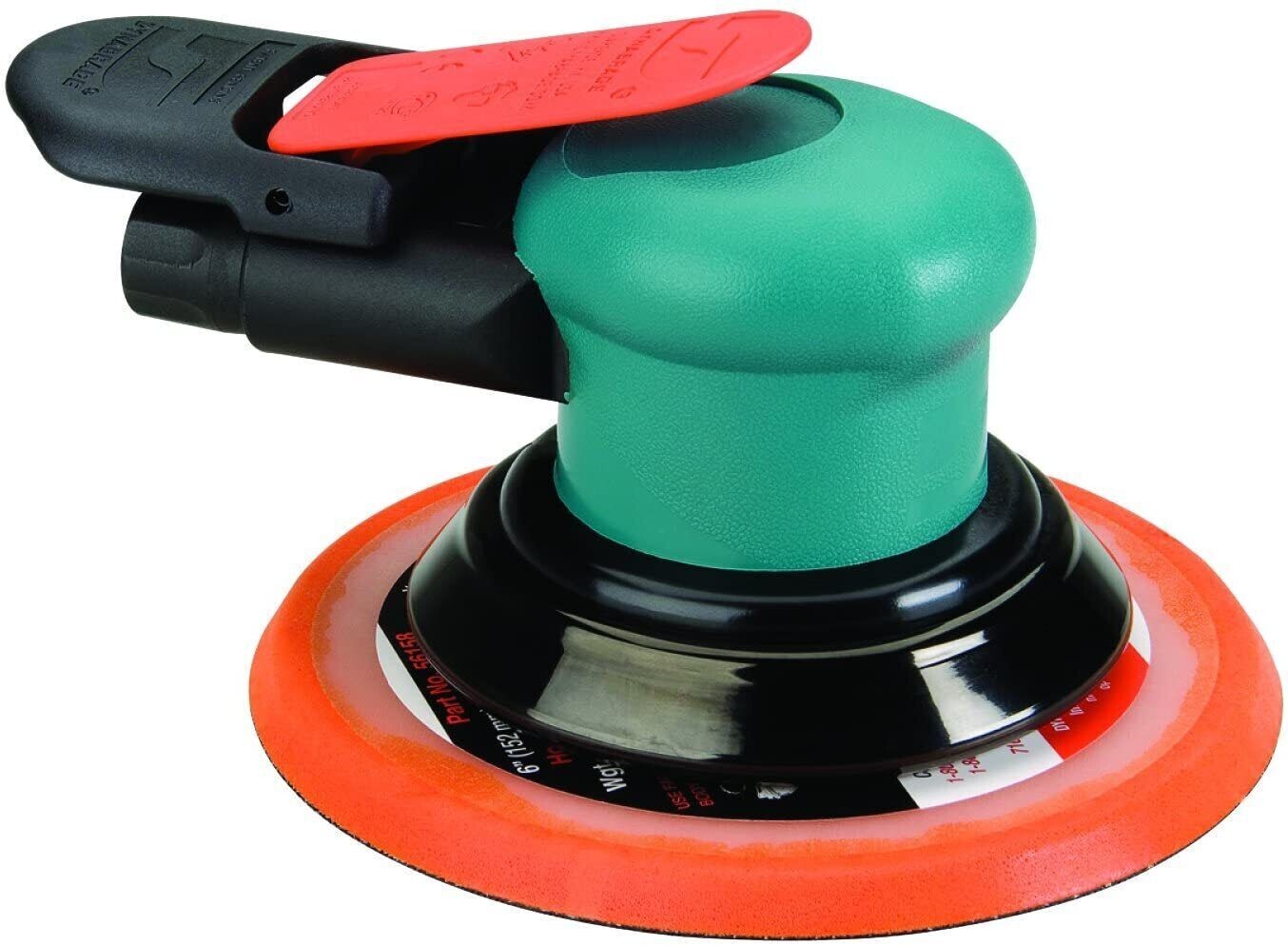Dynabrade 59010 6-Inch Dynorbital-Spirit Random Orbital Sander, Silver NEW