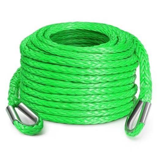 Winch Rope Extension, 3/8 » x 50ft 26,500 Lbs | 3/8 Inch x 50 Feet Green