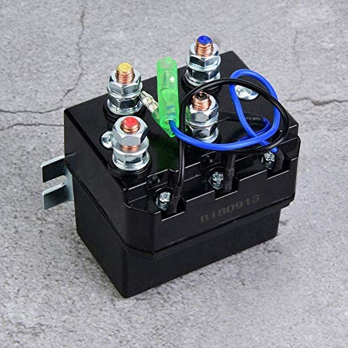 Winch Solenoid Relay, Winch Contactor Reversing Relay for 1500-5000lb ATV UTV