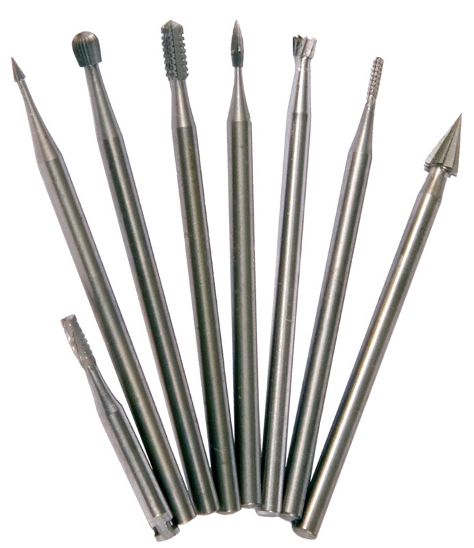 NEW Forney 60237 Assorted Mini Burr Set Steel 8 PIECE 30000 RPM 8926213