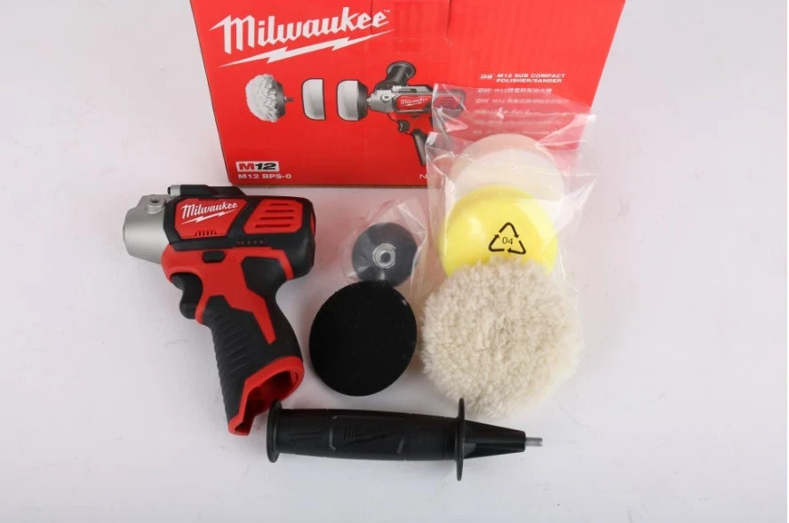 Milwaukee M12 BPS-0 Cordless Compact Polisher / Sander / Fast & Safe