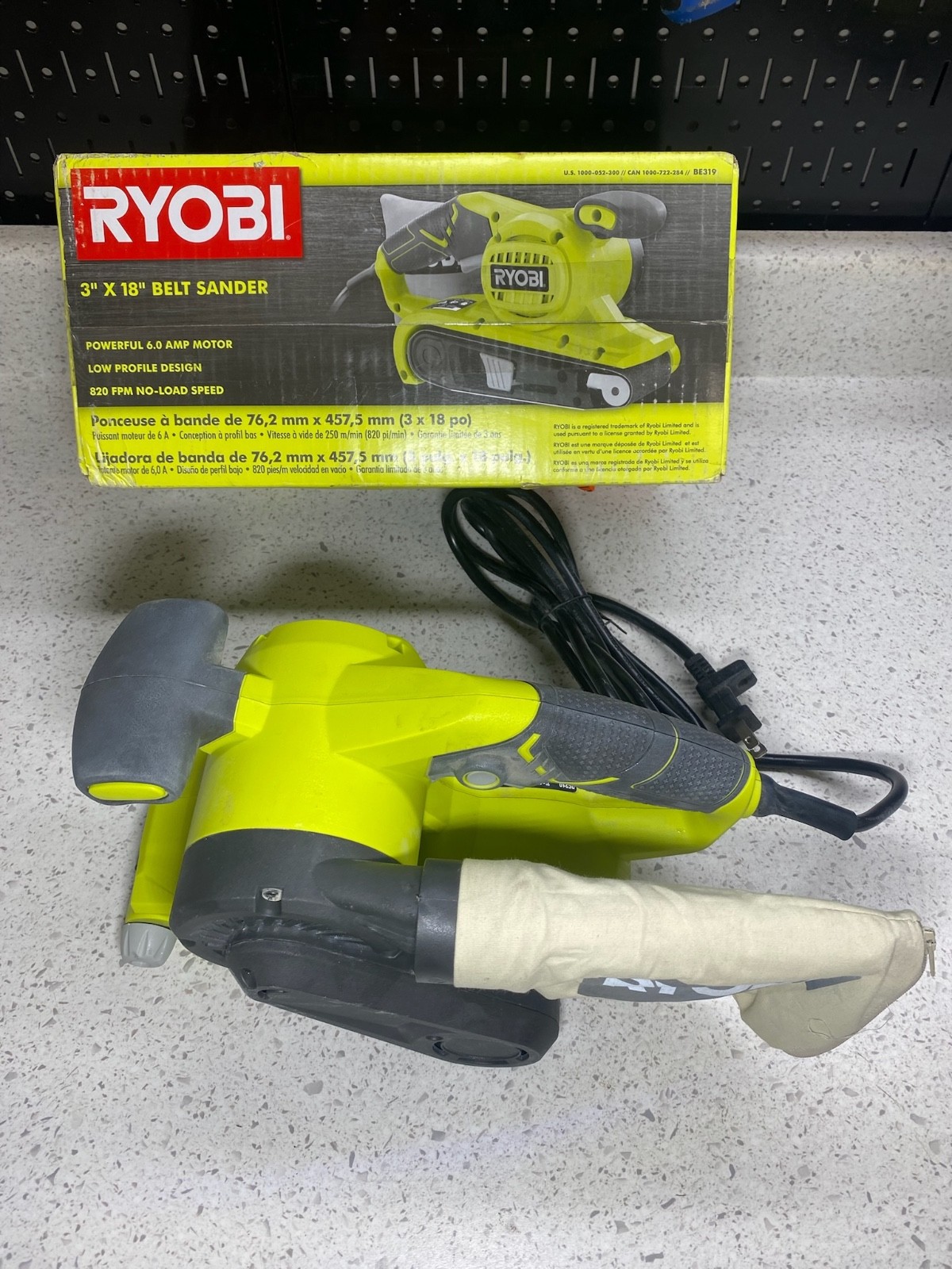 **PARTS ONLY**Ryobi BE319 1000W Belt Sander 6 AMP – FREE SHIPPING
