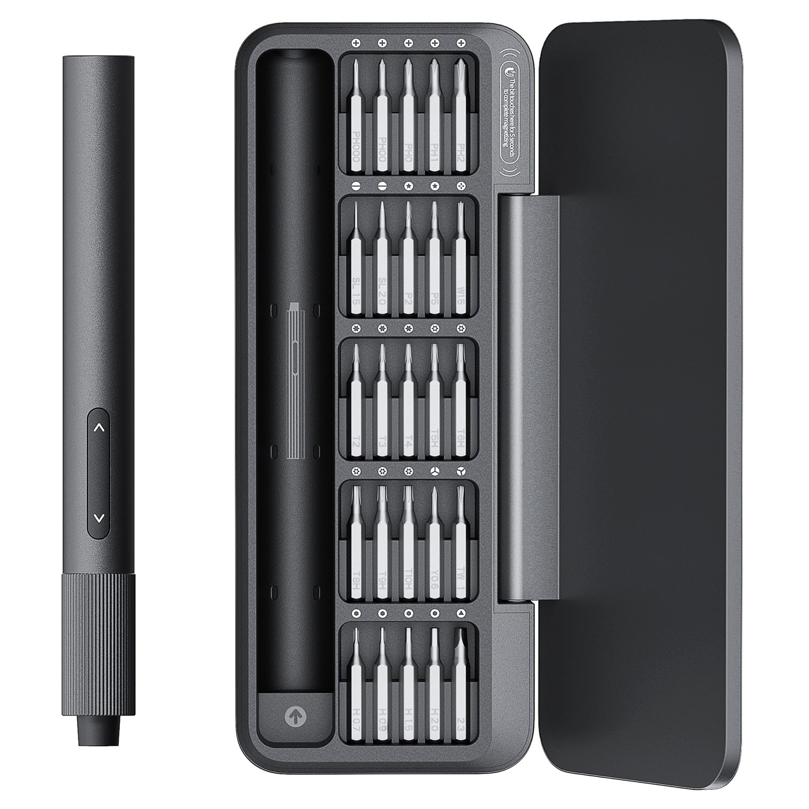 Hoto 25-In-1 Mini Electric Screwdriver 3.7V Precision Screwdriver Set Usb-C