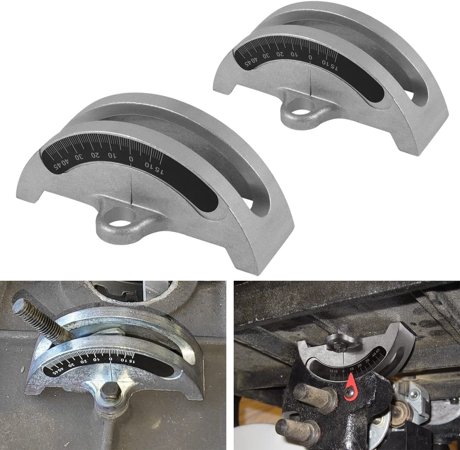 14&Prime; Bandsaw Trunnions with Degree Scale for Most 14-Inch Wood Band Saws 2Pcs