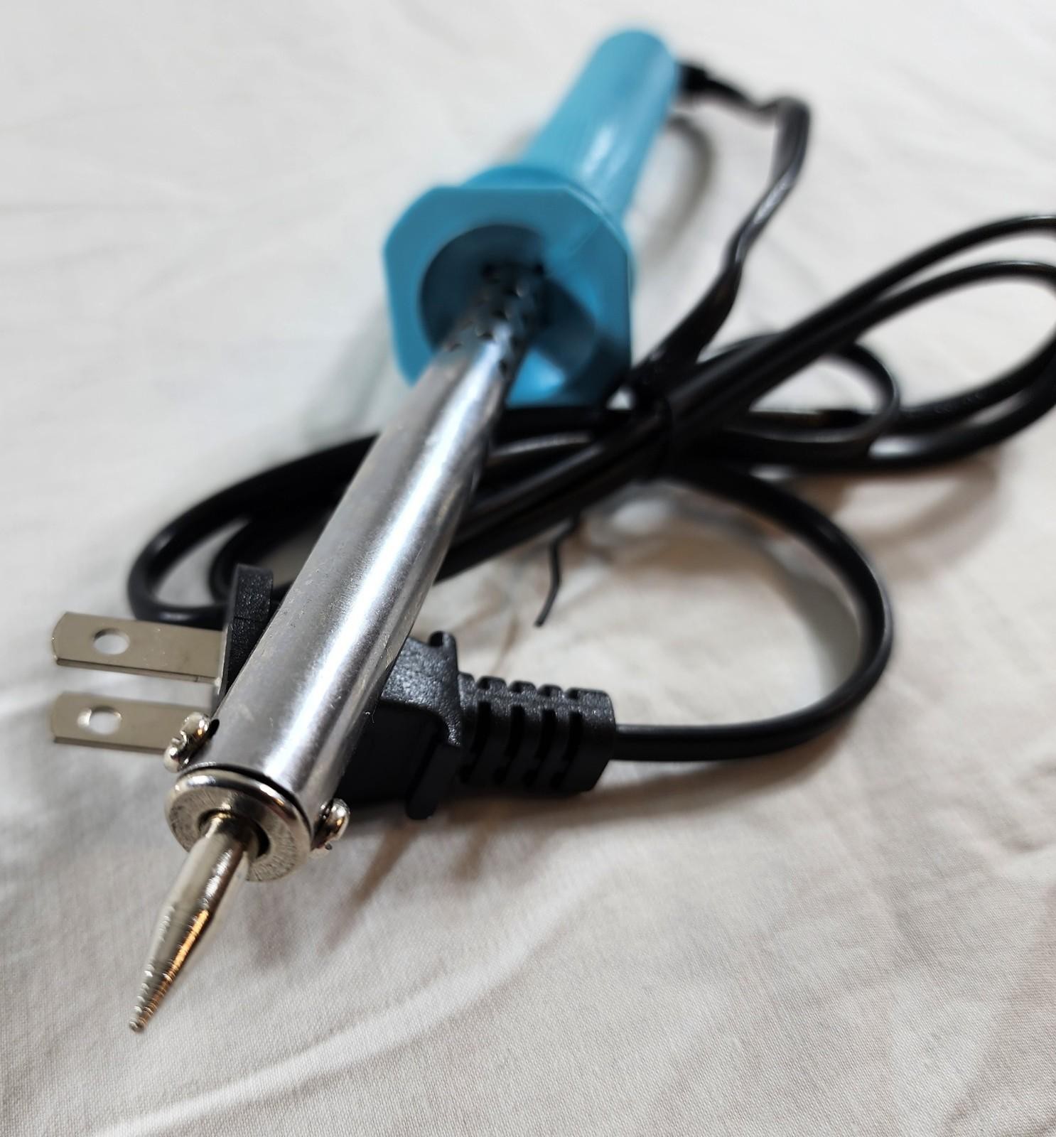 50W Electric Soldering Iron Fast Heat 110V + 2× 1/2oz Solder Wire Electronics…