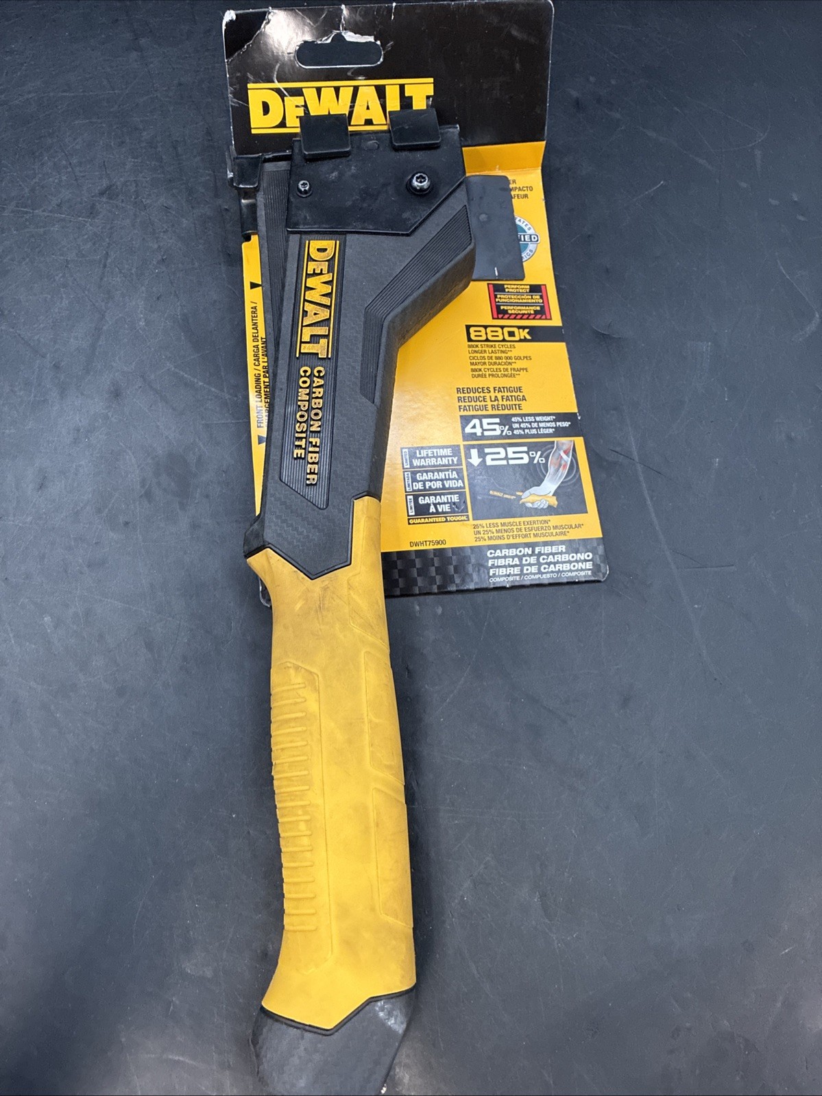 DEWALT Carbon Fiber Composite Hammer Tacker