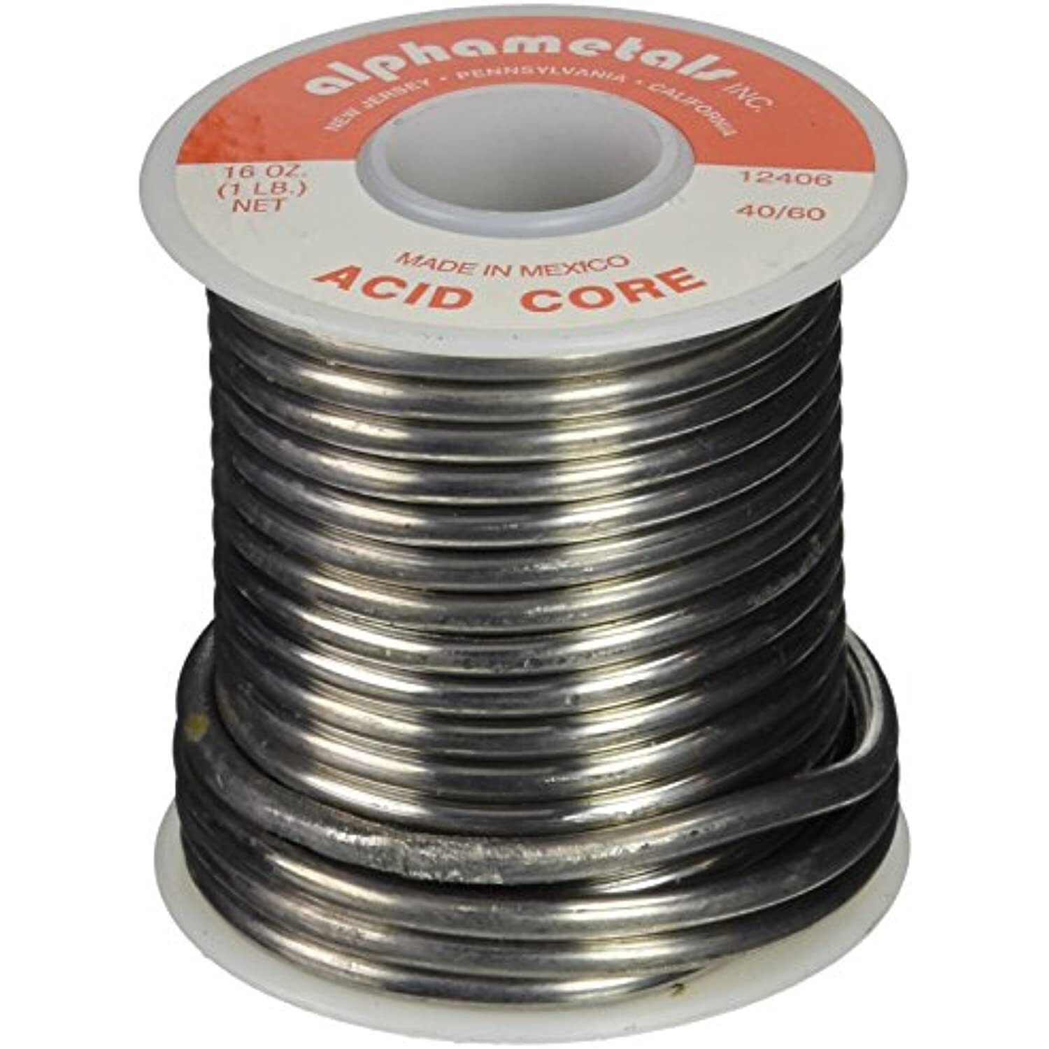 alpha fry AM12406 Cookson Elect 40/60 Acid Core Solder, Assorted