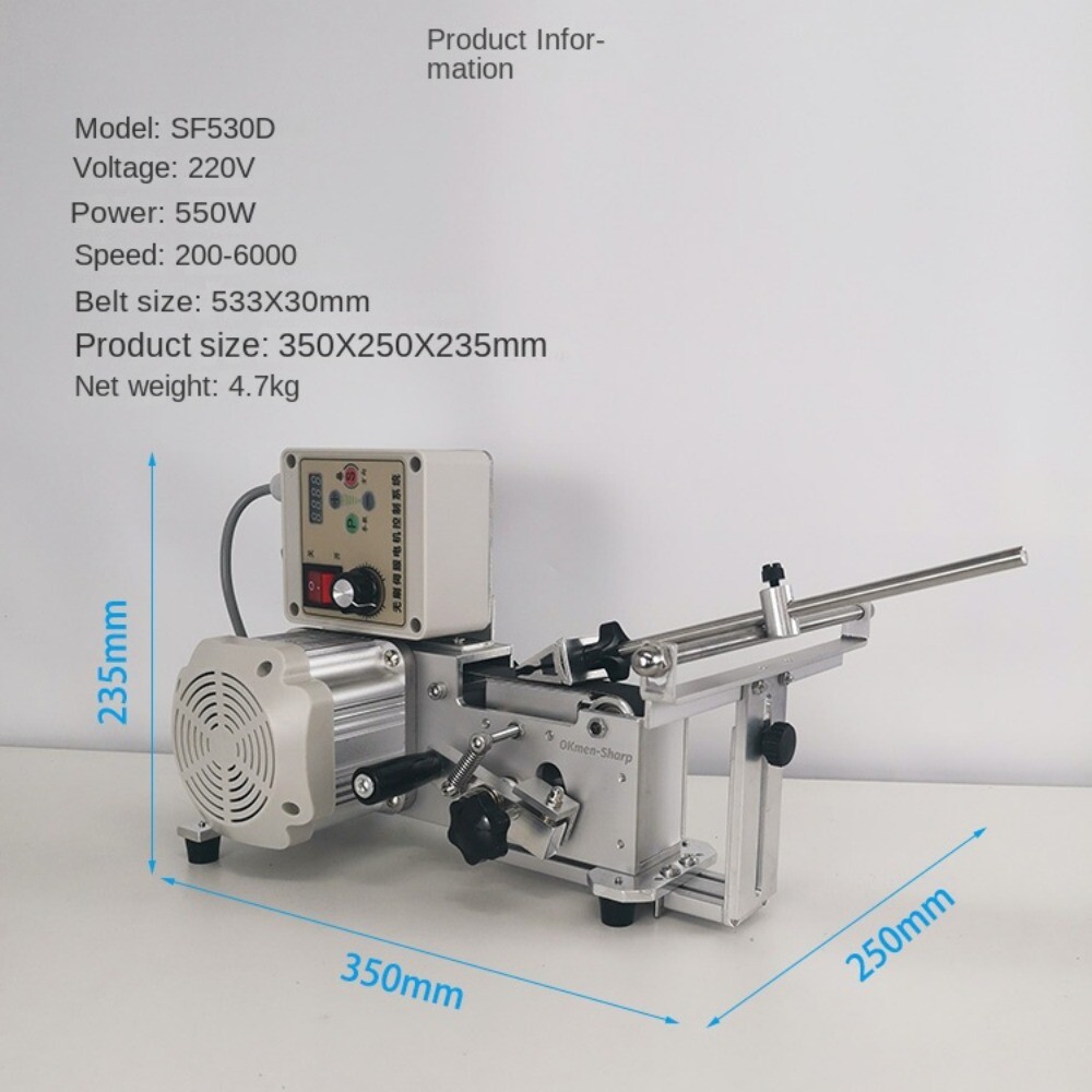 Multifunction Belt Sander Table Electric Knife Sharpener 0.55KW Angle Grinder