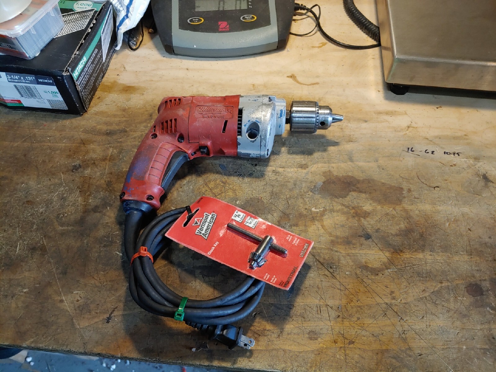 Milwaukee 0232-02 3/8 nch Magnum Drill, 0-2800 RPM USA