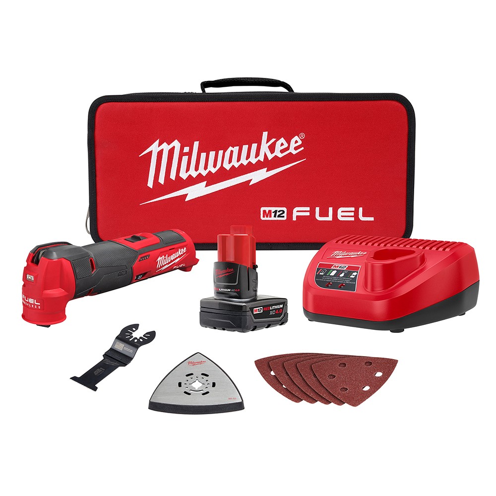 Milwaukee 2526-21XC M12 FUEL Lithium-Ion Brushless Oscillating Multi-Tool Kit