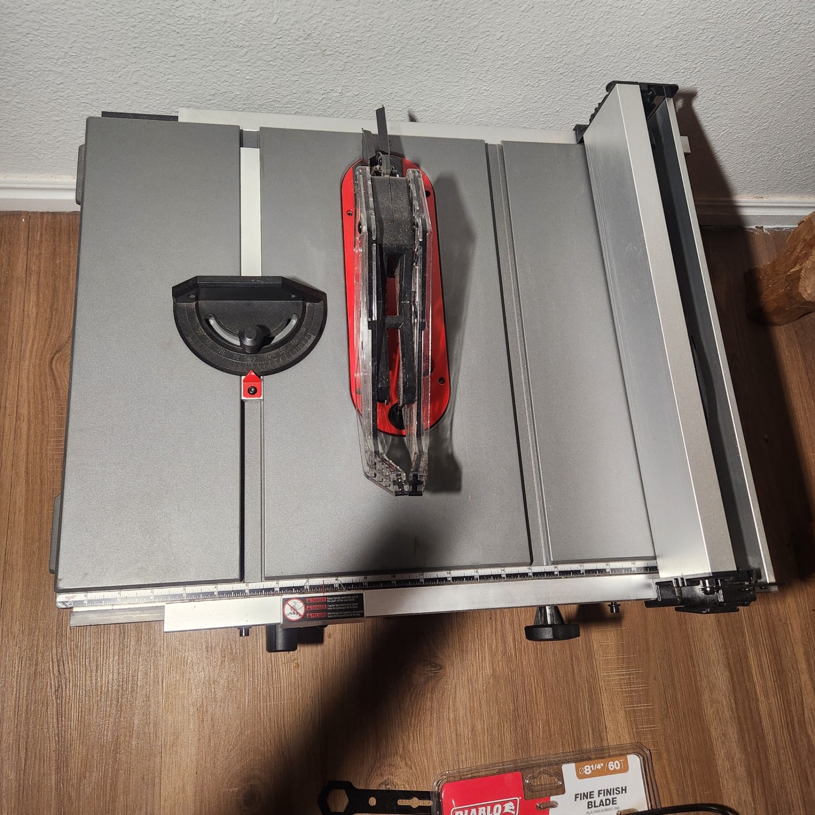 Milwaukee 8-1/4 in. Table Saw with (1) 12.0 battery, DADO and 60T Fi Blades