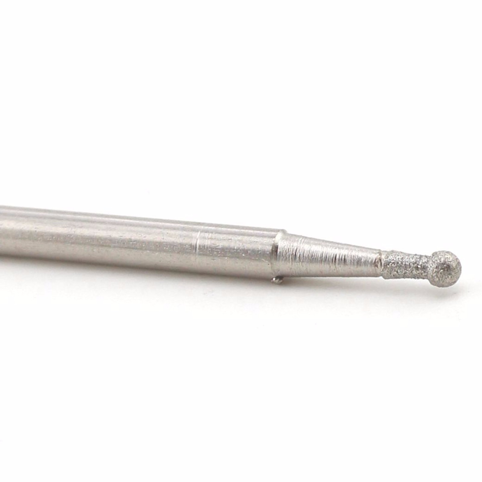 20Pcs Diamond Grinding Bits 1.5mm Spherical Head Round Ball Burrs Lapidary Tools